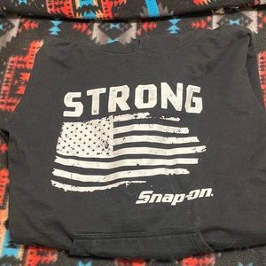 Snap on sweatshirt